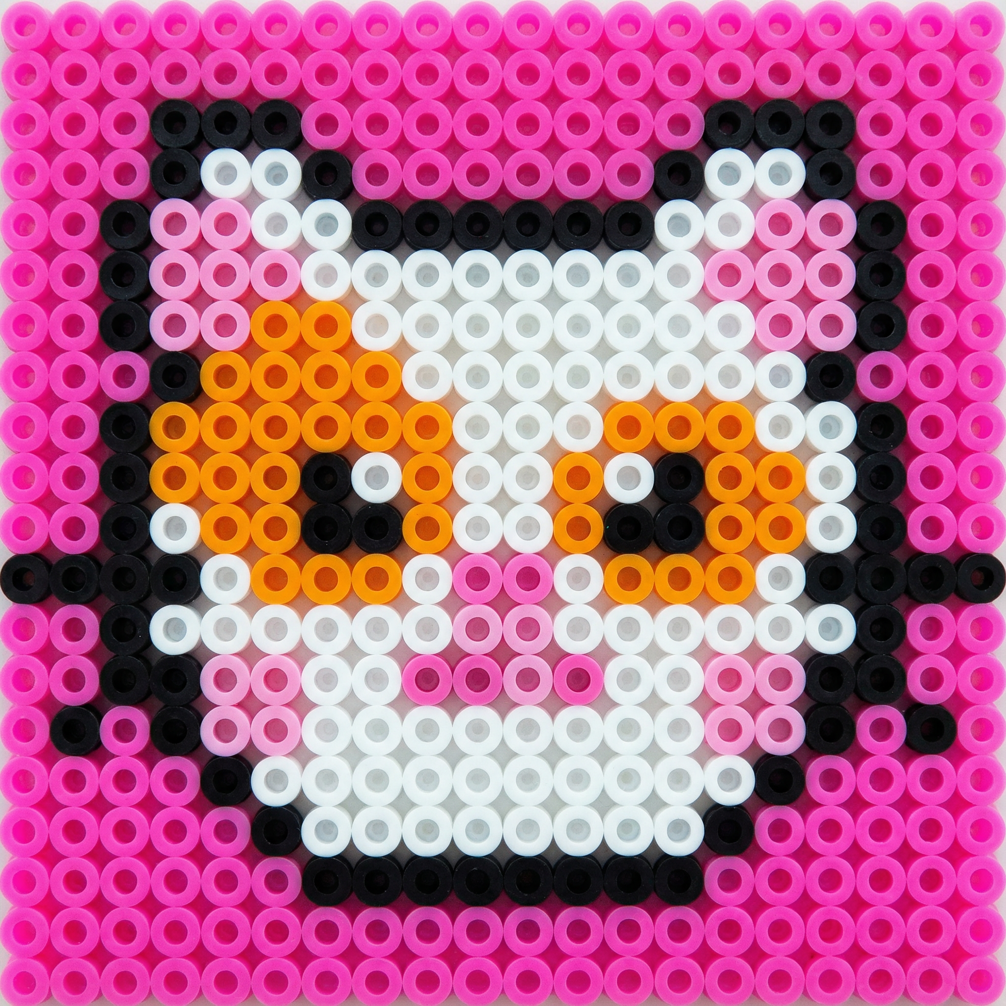 Patrón de gato lindo en hama beads