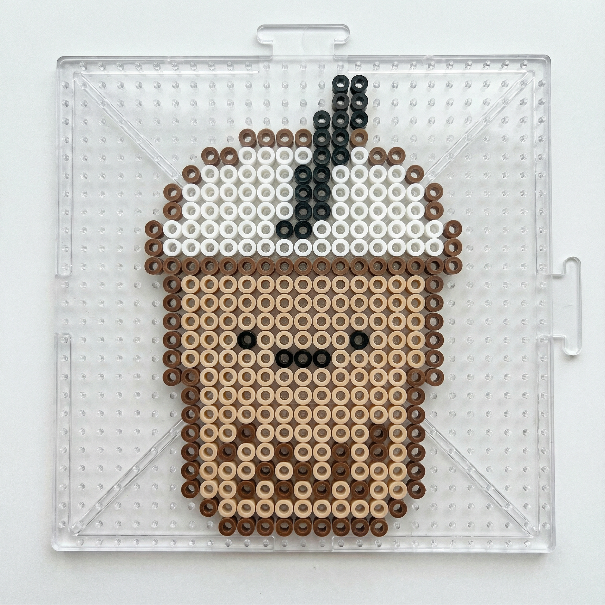 Patrón de bubble tea en hama beads
