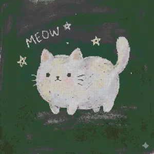 Chalkboard Cat